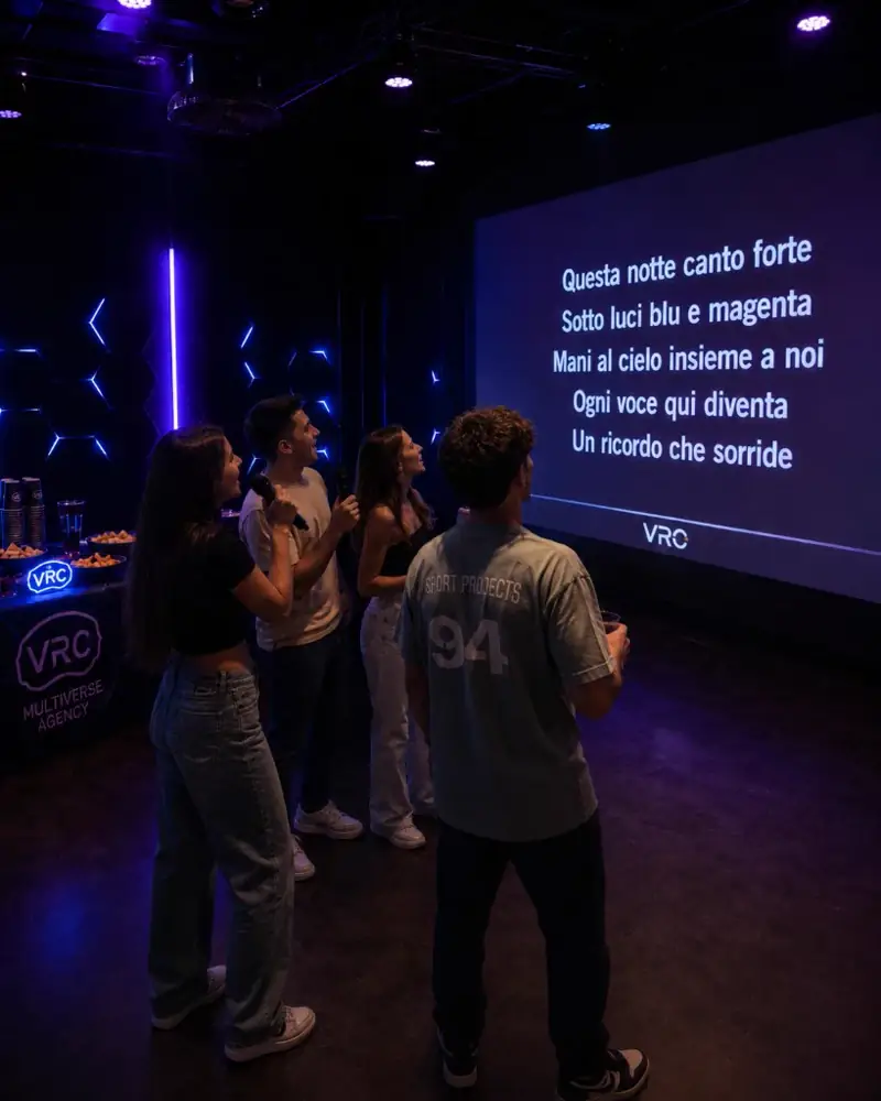 Karaoke in sala privata a VRC Napoli Chiaia