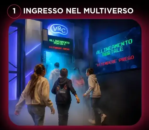 Accoglienza e briefing iniziale del compleanno VRC Napoli Chiaia